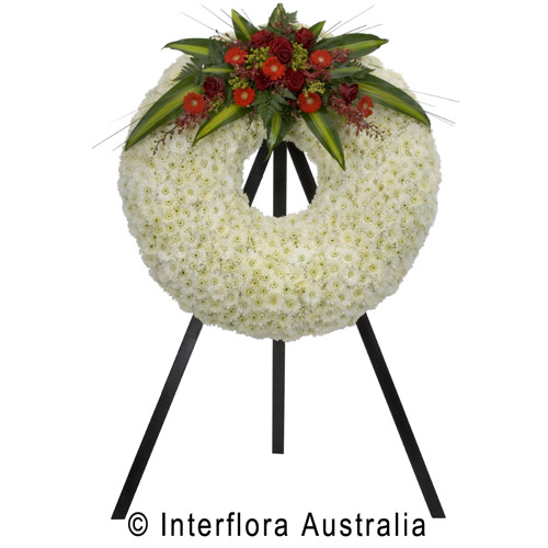 Unforgettable, Large Traditional Wreath (Stand Not Included).