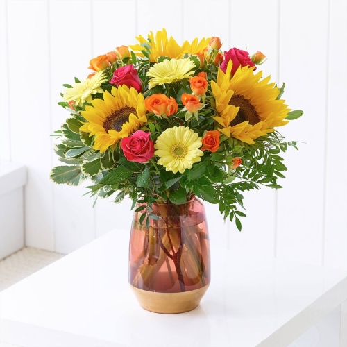 Sunkiss, Bright sunflower bouquet.